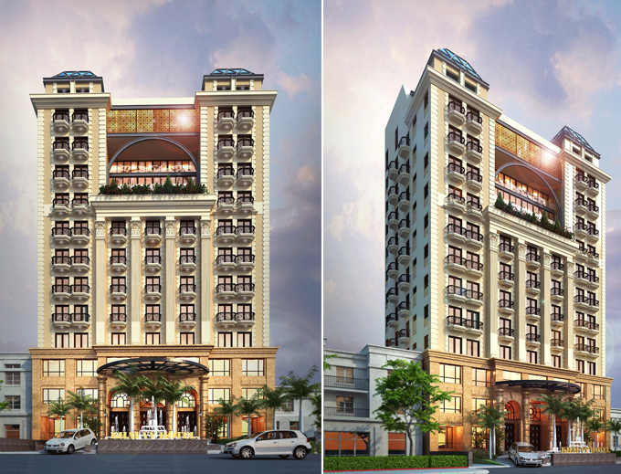 Mẫu thiết kế khách sạn 5 sao đẹp cao cấp nhất năm 2022